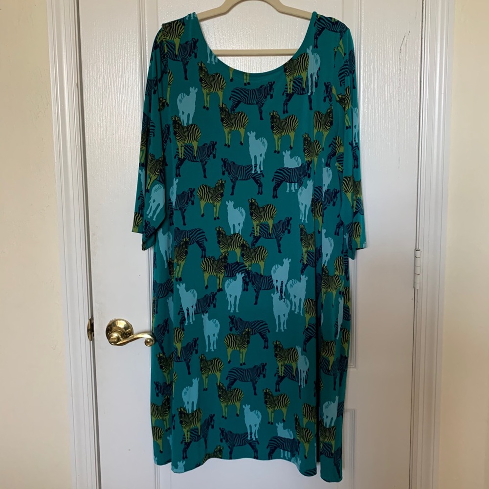 Leota colorful zebra dress 👗